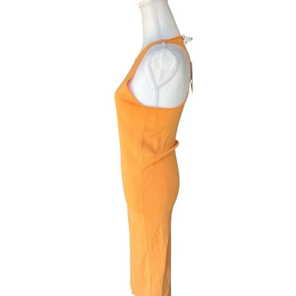 ALC Women's Bodycon Marc Dress Racerback Sleeveless Orange Medium NEW With Tags - Picture 7 of 12